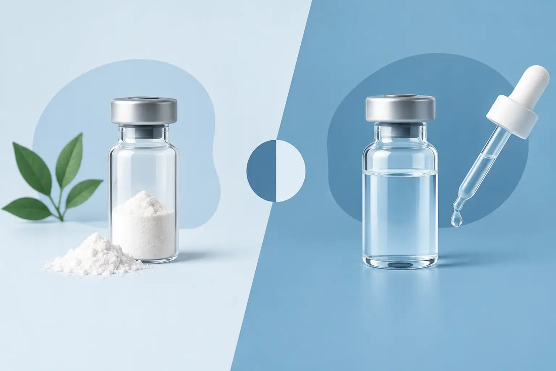Freeze Dried vs Liquid Peptides Compared