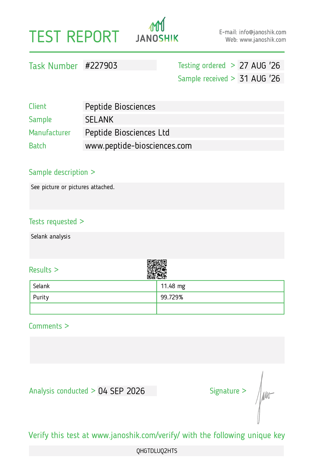 Buy Selank Research Peptide UK | 99%+ Purity