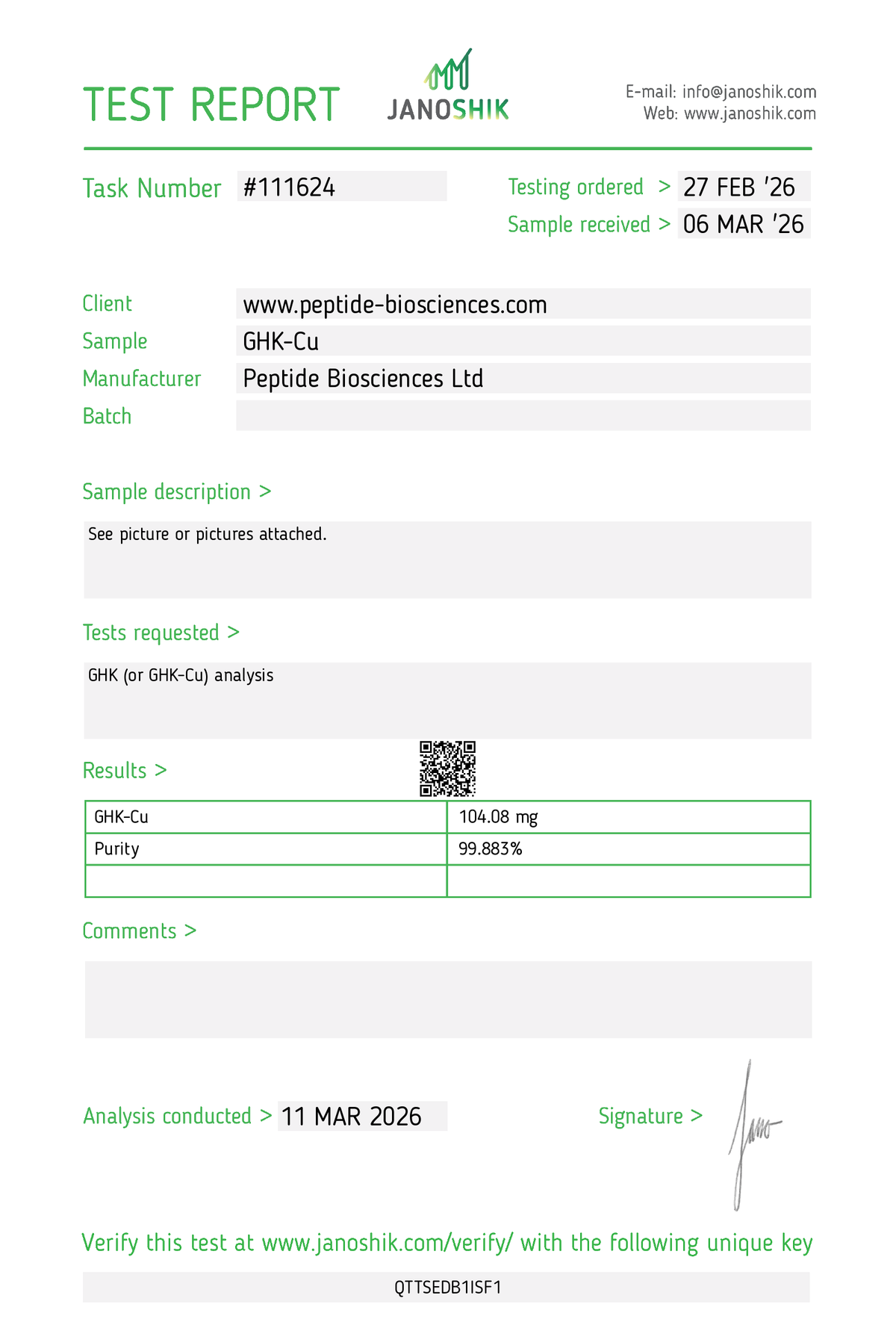 Buy GHK-Cu (Copper Peptide) Research Peptide UK | 99%+ Purity