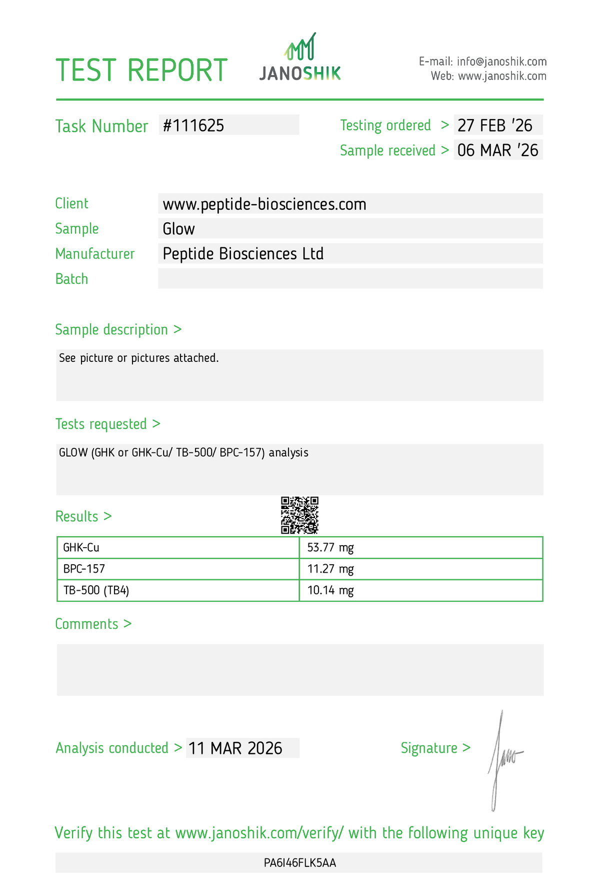 Buy Glow Blend Cosmetic Research Peptide UK | Skin Formula